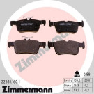 ZIMMERMANN Bremsbelagsatz, Scheibenbremse | 22531.160.1