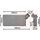 VAN WEZEL Wärmetauscher, Innenraumheizung 09006129