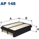 FILTRON Luftfilter AP 148