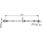 Bremsschlauch | TOYOTA Land Cruiser 07 | 1 987 481 A58