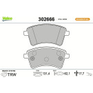 VALEO Bremsbeläge 302666