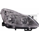 Scheinwerfer Rechts H7/H1 +LWR +MOT CHROM | OPEL CORSA D 7,06-12,10 | 20-1153-05-2