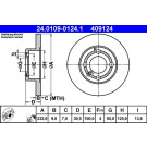 Bremsscheibe Vw T.Polo/Lupo 96-05 | 24.0109-0124.1