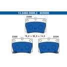 Bremsbelagsatz, Scheibenbremse | 13.0460-5698.2