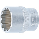 BGS Steckschlüssel-Einsatz Zwölfkant | Antrieb Innenvierkant 12,5 mm (1/2"""") | SW 24 mm | 10644