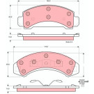 TRW Bremsbeläge GDB4013