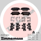 ZIMMERMANN Bremsbelagsatz, Scheibenbremse | 25337.160.2