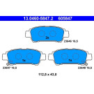 Bremsbelagsatz Toyota T. Avensis 2,0-2,4 00-09 | 13.0460-5847.2