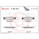 BREMBO Bremsklötze VA | BMW 5, 7, Z3 87-03 | P 06 012