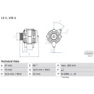 Lichtmaschine | BMW 3 Serie | 0 986 080 920