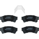 KAMOKA Bremsbelagsatz, Scheibenbremse JQ101104