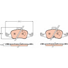 Bremsklötze VA | AUDI TT 14 | GDB2120