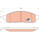 Bremsklötze VA | MITSUBISHI L200 05 | GDB3435