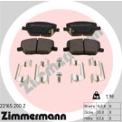 ZIMMERMANN Bremsbelagsatz, Scheibenbremse | 22165.200.2