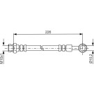 Bremsschlauch | KIA Sorento 02 | 1987481743