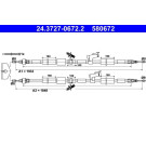 ATE Handbremsseil Seilzug Festellbremse 24.3727-0672.2