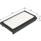 Luftfilter | HONDA,ROVER | 1457433950
