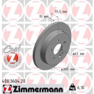 ZIMMERMANN Bremsscheibe | 400.3604.20