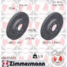 ZIMMERMANN Bremsscheibe 600.3259.53