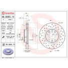 Bremsscheibe VA Xtra | PEUGEOT 407,508,607 04 | 09.8303.1X