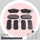 ZIMMERMANN Bremsbeläge