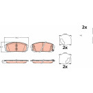 Bremsbelagsatz, Scheibenbremse | Diverse | GDB2492