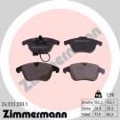ZIMMERMANN Bremsbeläge 24333.200.1