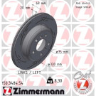ZIMMERMANN Bremsscheibe | 150.3484.54