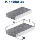 FILTRON Filter, Innenraumluft K 1198A-2x