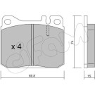 CIFAM Bremsbelagsatz, Scheibenbremse 822-011-0