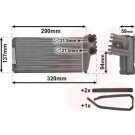 VAN WEZEL Wärmetauscher, Innenraumheizung 40006227