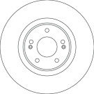 TRW Bremsscheibe DF4632S TRW Bremsscheibe DF4632S