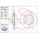 Bremsscheibe VA | MITSUBISHI Pajero 15 | 09.E069.11