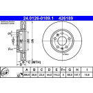 Bremsscheibe | 24.0126-0189.1