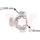VAN WEZEL Spritzblech, Bremsscheibe | 3742371