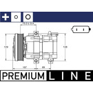 MAHLE Kompressor, Klimaanlage | ACP 855 000P