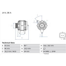 Lichtmaschine | PEUGEOT,TOYOTA,LANCIA | 0 986 049 700