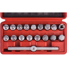 OK-02.0662 Schlüsselsatz für Íldeckel, 3/8, 18 Teile