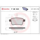 BREMBO Bremsklötze HA | RENAULT Kangoo 08 | P 68 043