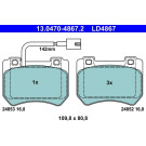 ATE Bremsbeläge 13.0470-4867.2