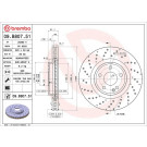 15 481 106 Bremsscheibe VA | MERCEDES A,B-Klasse 11 | 09.B807.51
