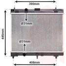 VAN WEZEL Kühler, Motorkühlung 53002357
