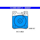 Bremsbelagsatz Db T. W124/W202/W203/W210/W220 91-08 | 13.0460-4047.2