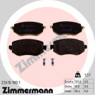 ZIMMERMANN Bremsbelagsatz, Scheibenbremse | 22610.180.1