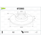 VALEO Bremsscheibe | 672503