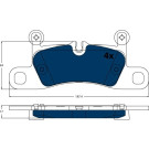 Bremsklötze HA Electric Blue | VW Touareg 10-18 | GDB1875BTE