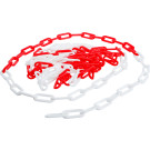 BGS Absperrkette Rot-Weiß Kunststoff 5 m BGS Do it yourself 80809