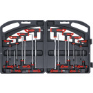 BGS Schraubendreher-Satz mit T-Griff und seitlicher Klinge Innensechskant/T-Profil (für Torx) 16-tlg BGS Do it yourself 90