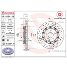 15 481 126 Brembo PREMIUM VA zweiteilig | MERCEDES CLK 04 | 09.9254.33