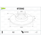 VALEO Bremsscheibe 672542